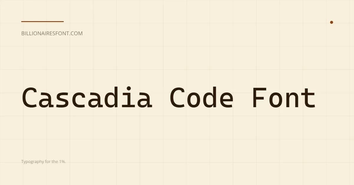 cascadia code