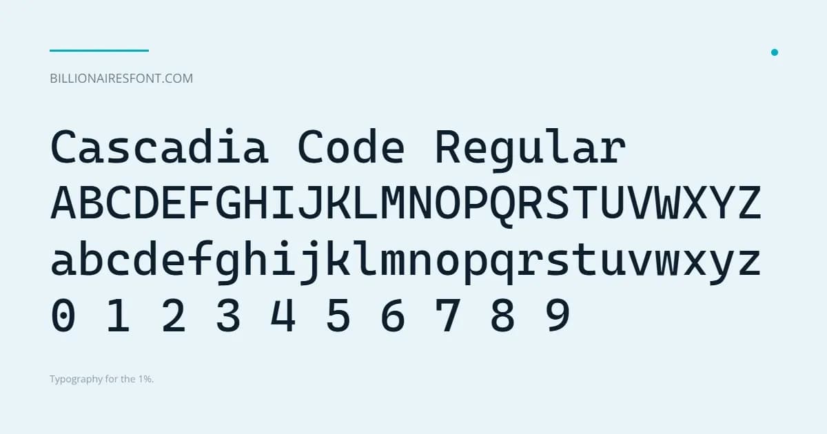 cascadia code