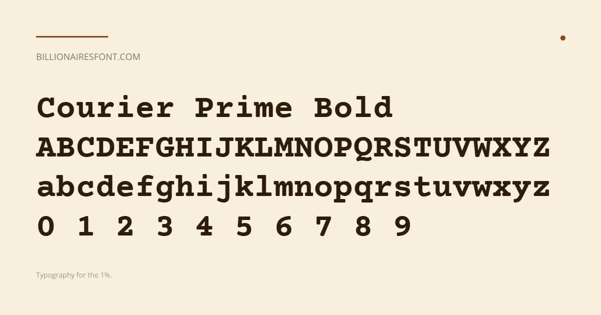 courierprime bold