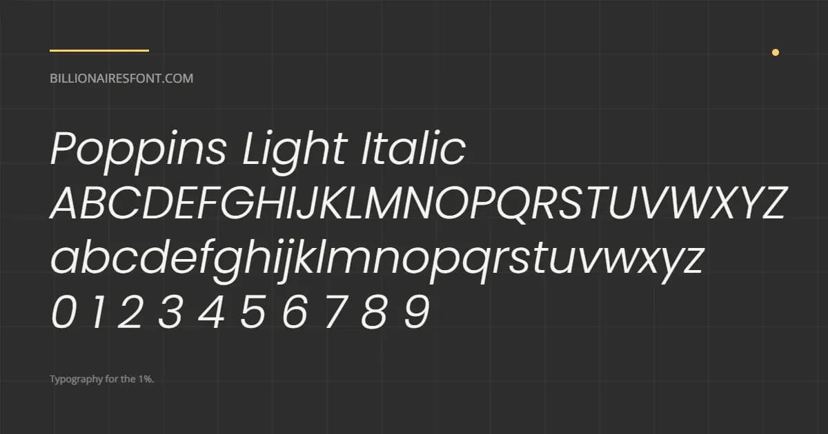 Font Poster