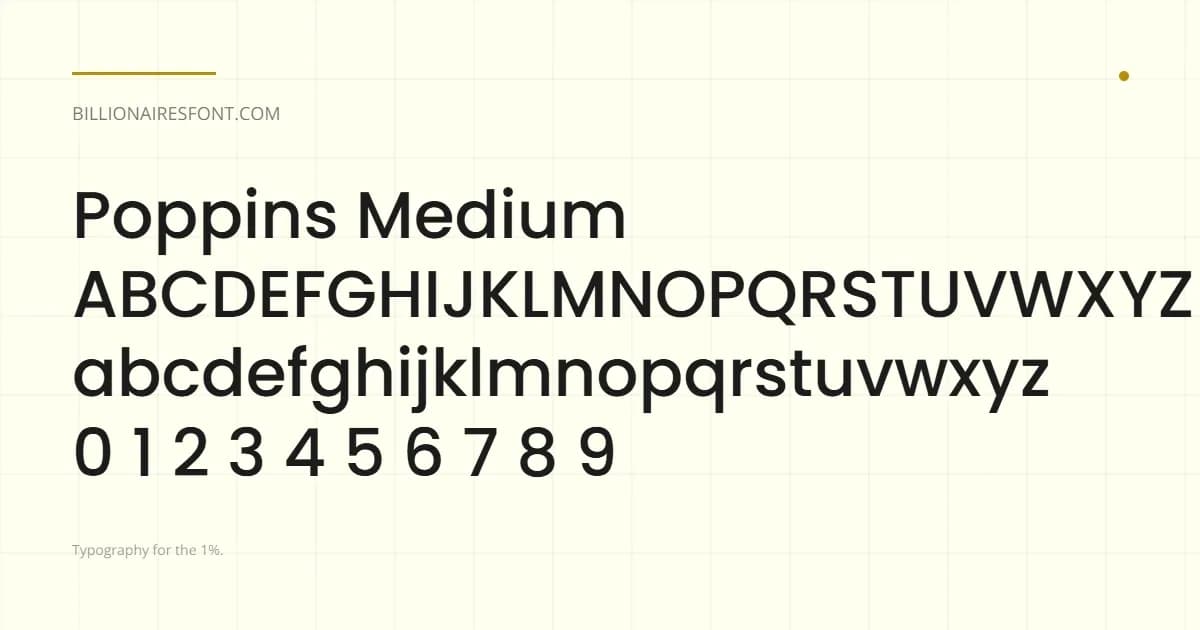 Font Poster