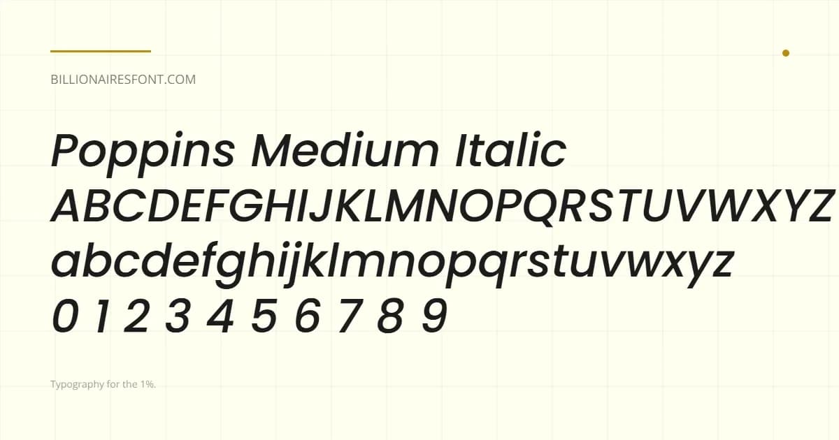 Font Poster