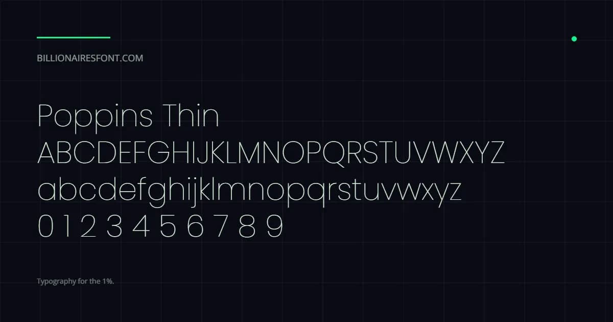 Font Poster