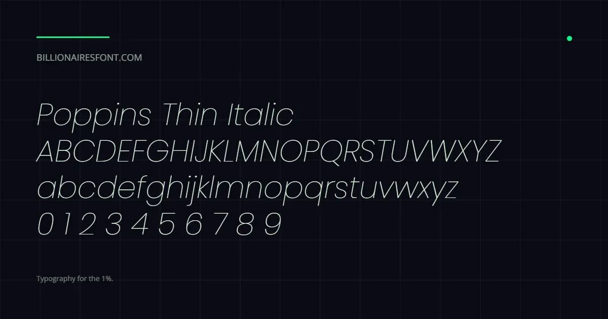 Font Poster