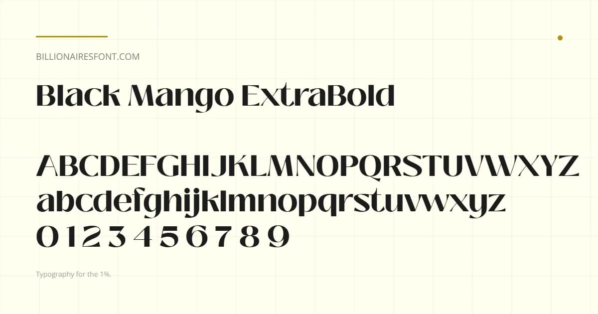 black mango extrabold black mango extrabold
