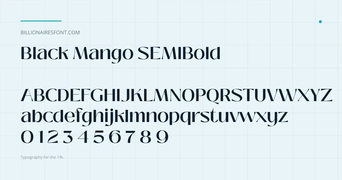 black mango semibold black mango semibold