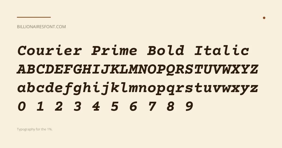 courierprime bolditalic courierprime bolditalic