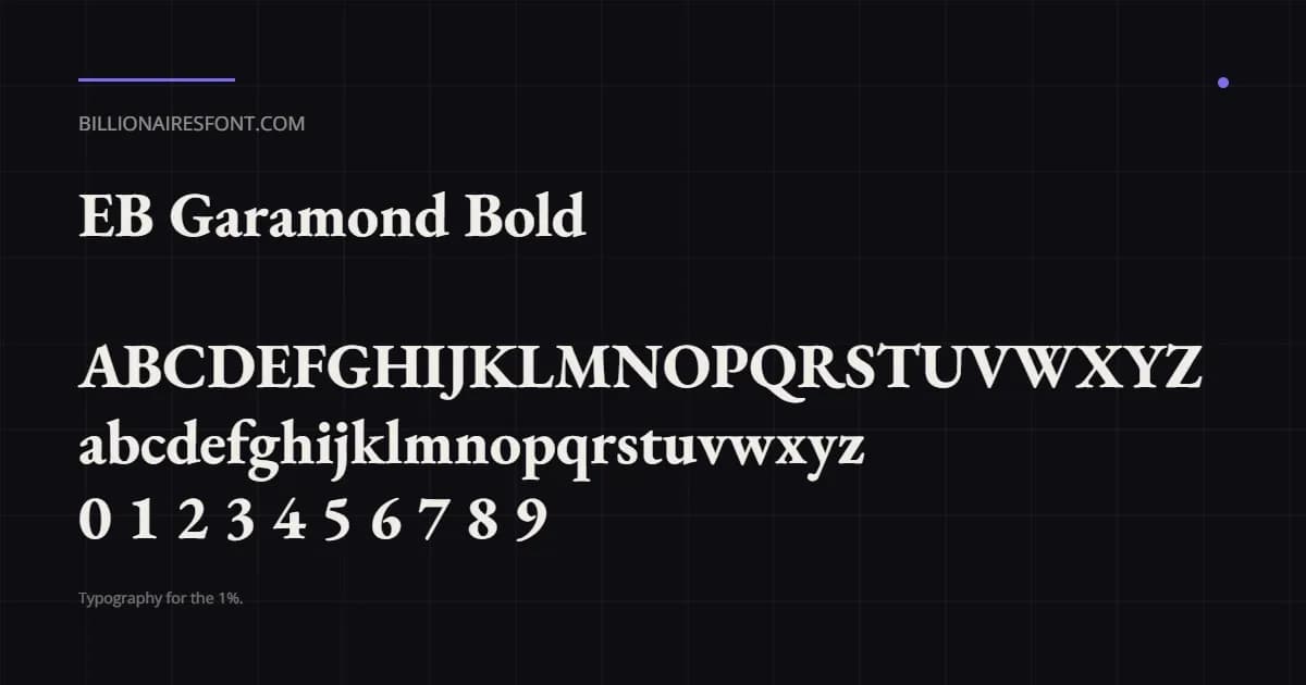 eb garamond bold eb garamond bold