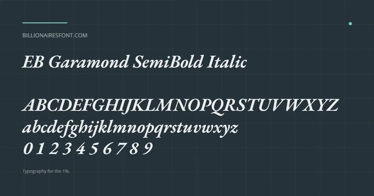 eb garamond semibold italic eb garamond semibold italic