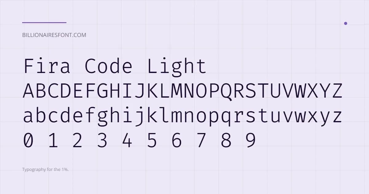 fira code light fira code light