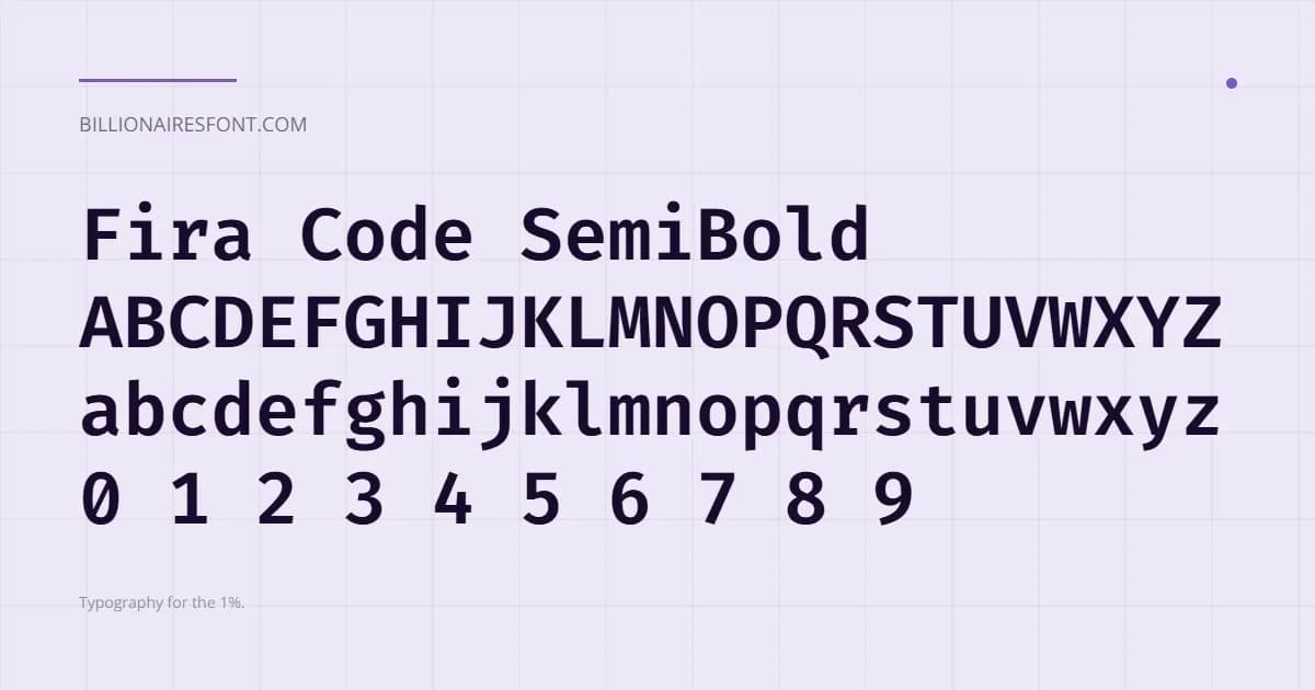 fira code semibold fira code semibold