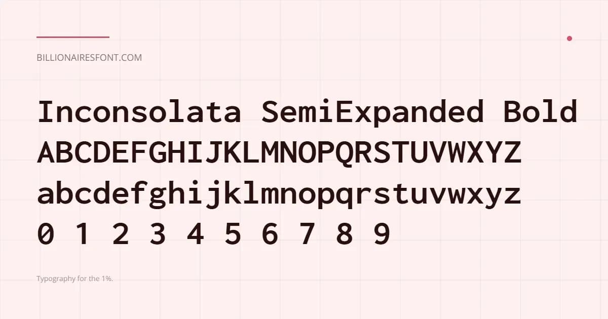 inconsolata semiexpanded bold inconsolata semiexpanded bold