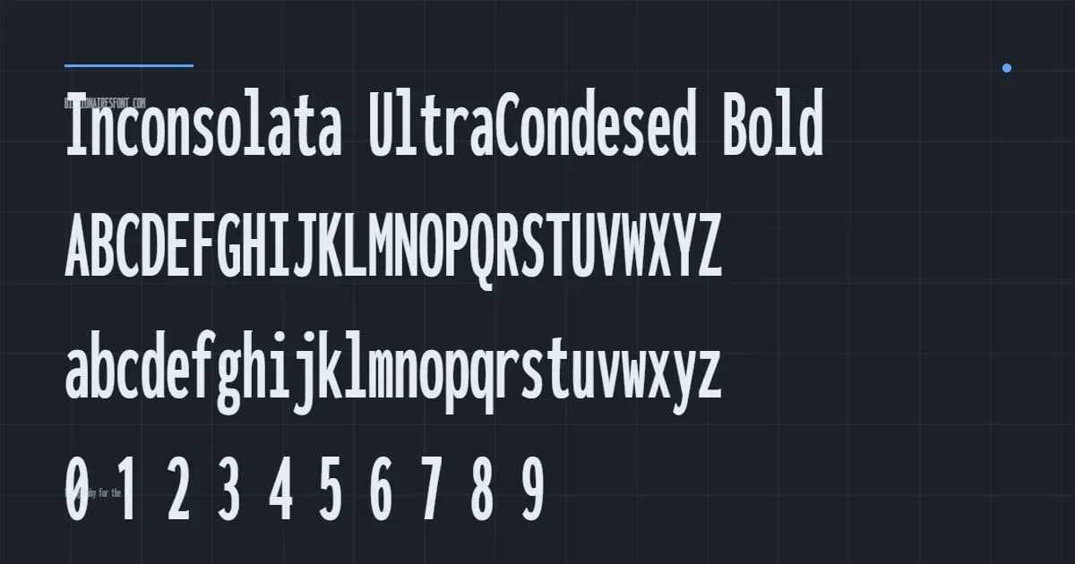 inconsolata ultracondensed bold inconsolata ultracondensed bold