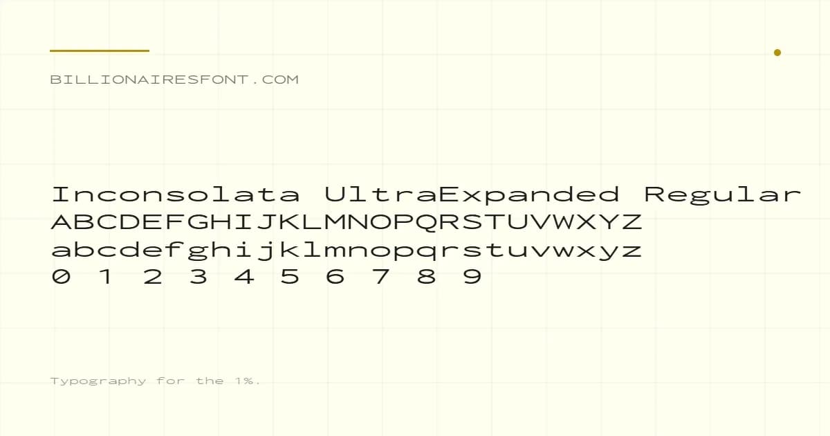 inconsolata ultraexpanded regular inconsolata ultraexpanded regular