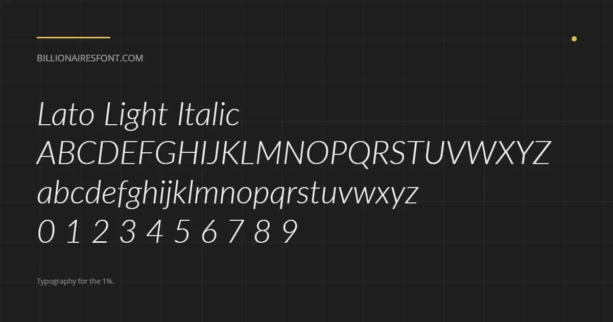 lato light italic lato light italic