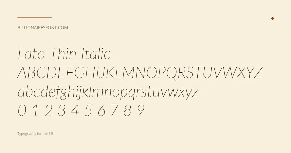 lato thin italic lato thin italic