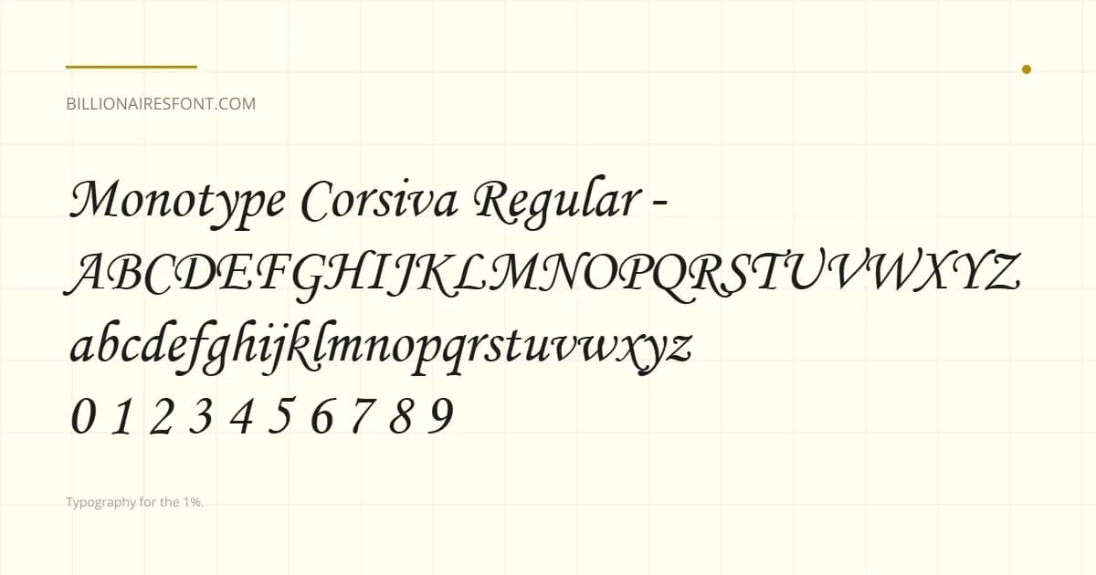 monotype corsiva regular monotype corsiva regular