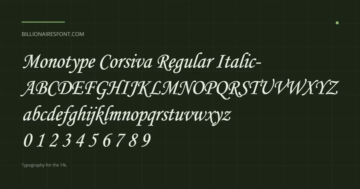 monotype corsiva regular italic monotype corsiva regular italic