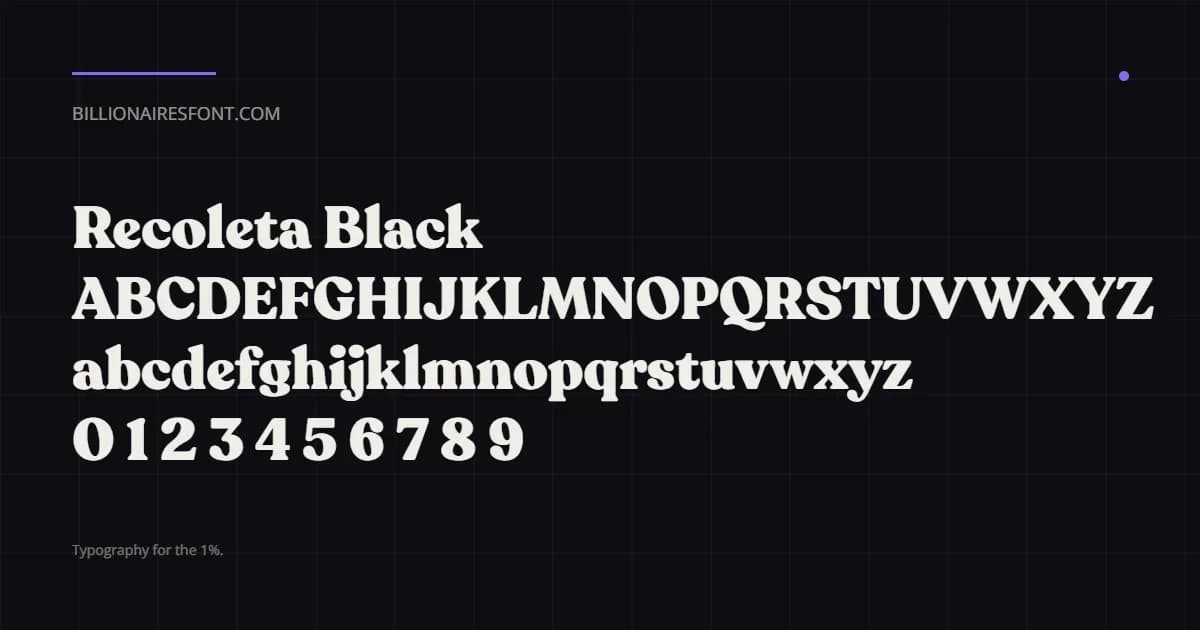 recoleta black recoleta black