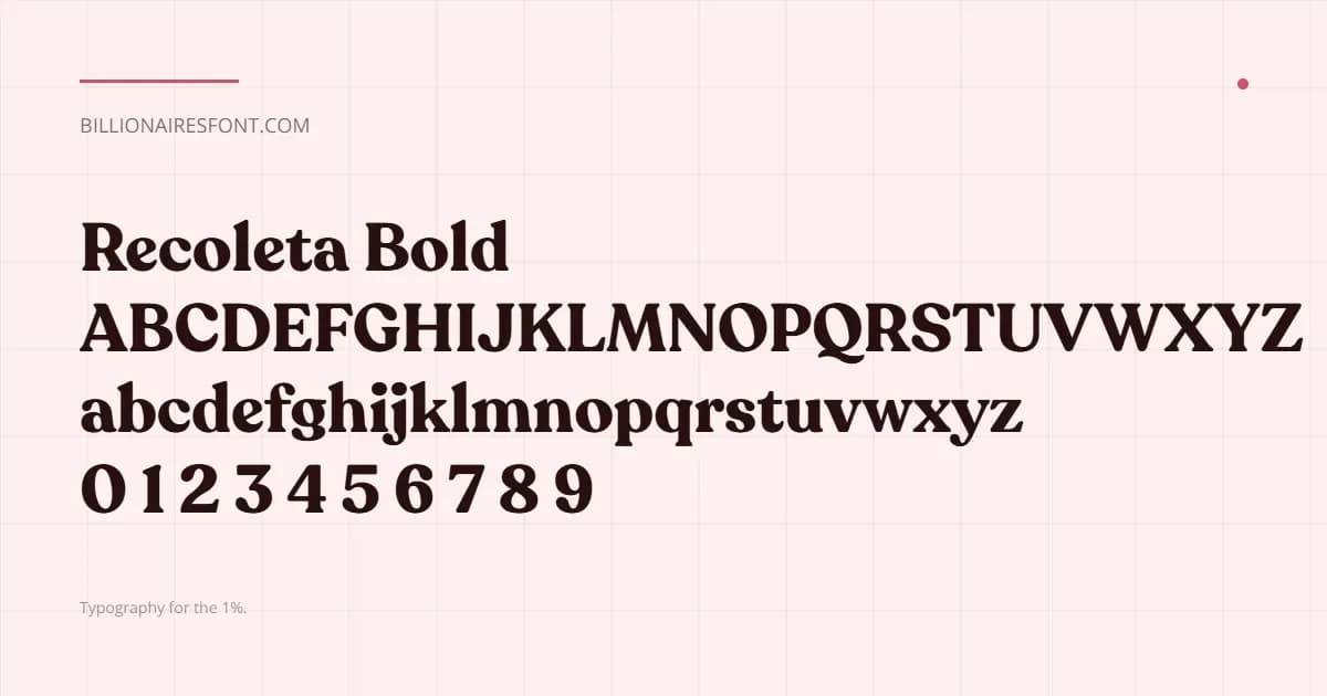 recoleta bold recoleta bold