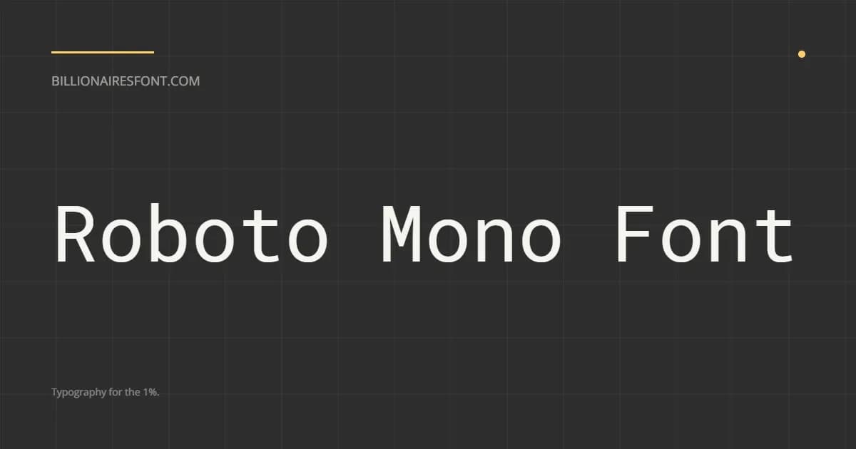 roboto mono roboto mono