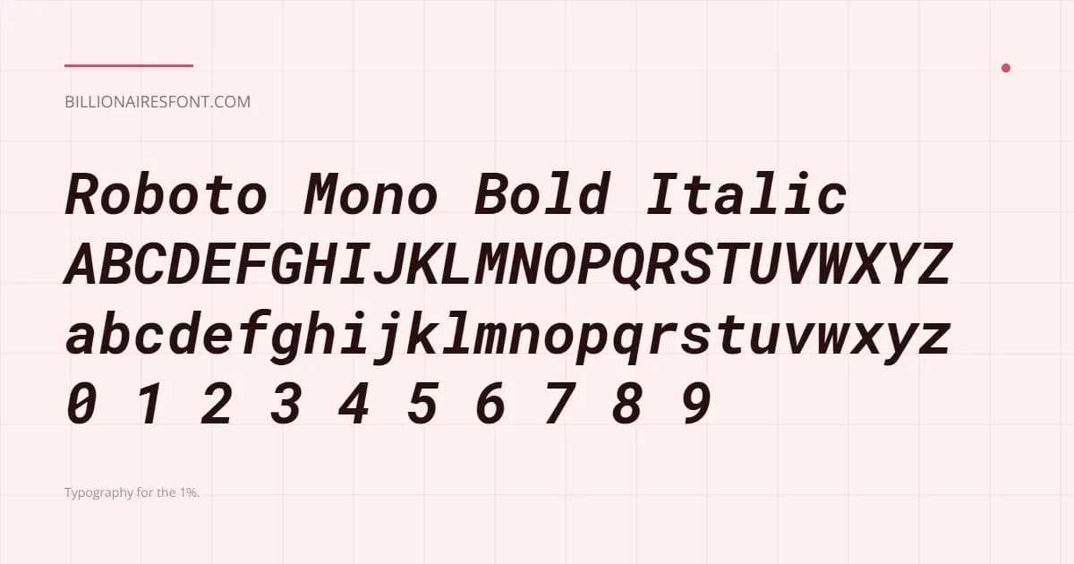 roboto mono bold italic roboto mono bold italic