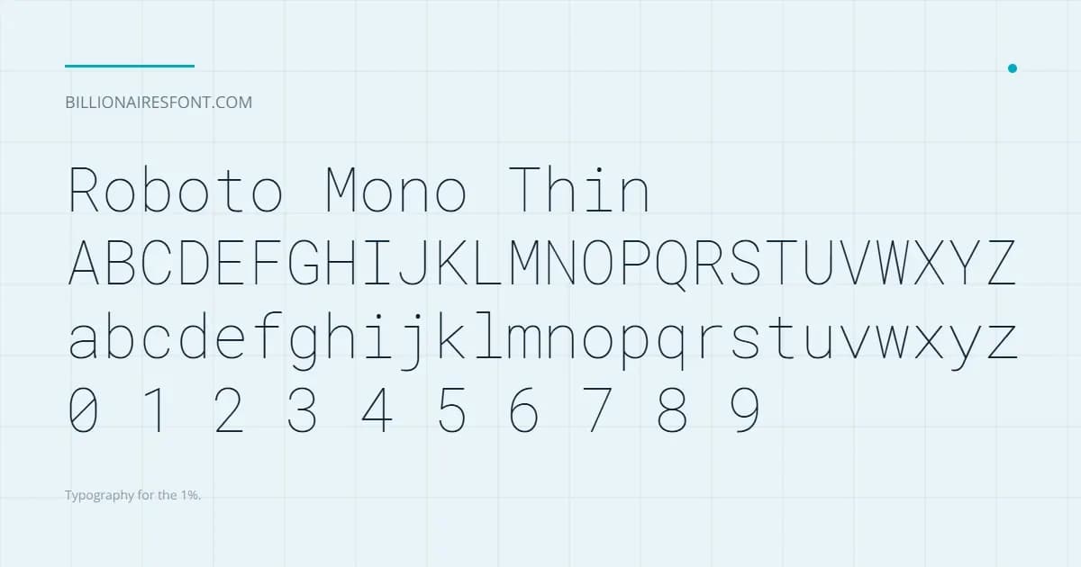 roboto mono thin roboto mono thin