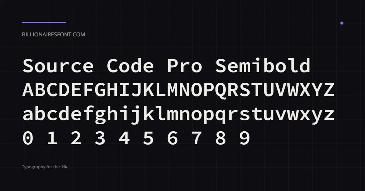 source code pro semibold source code pro semibold
