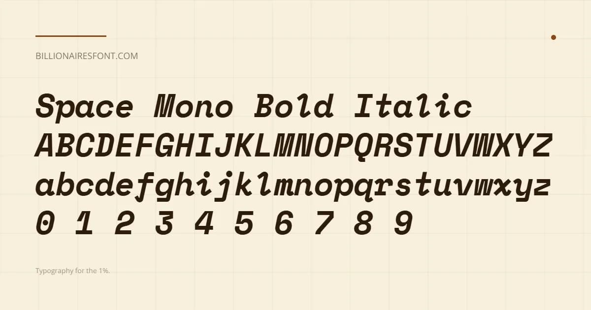 space mono bold italic space mono bold italic