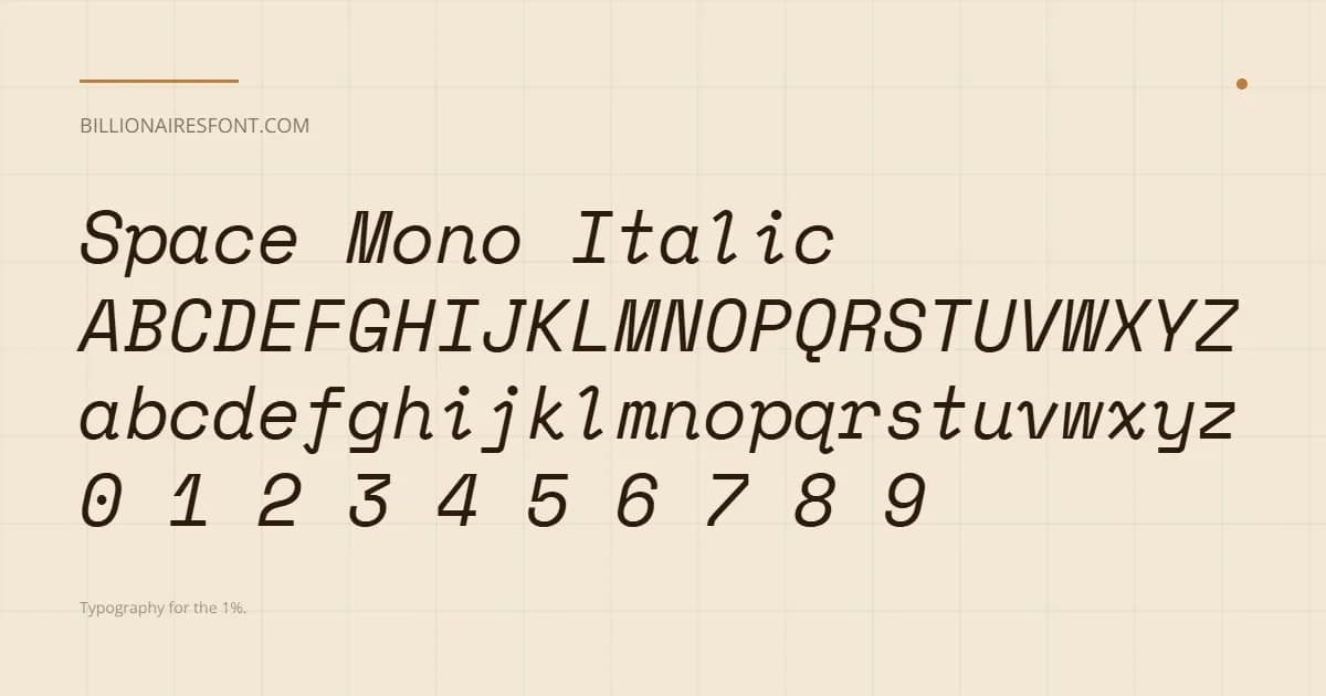 space mono italic space mono italic